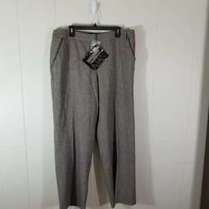 IMAN Global Chic Brown Trousers NWT